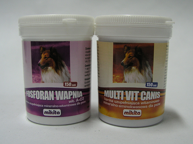 MIK 10, MIK 16, MIKITA FOSFORAN WAPNIA, MULTI VIT CANIS